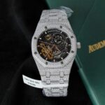 Audemars Piguet Royal Oak 15407 Custom Full Moissanite Diamonds Hong Kong 41mm - Image 3