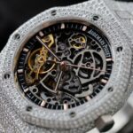 Audemars Piguet Royal Oak 15407 Custom Full Moissanite Diamonds Hong Kong 41mm - Image 6