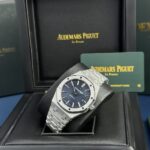 Audemars Piguet Royal Oak 15410 Frosted Gold Best Replica Watch Blue Dial APS Factory 41mm - Image 3