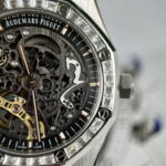 Audemars Piguet Royal Oak 15412BC Skeleton Moissanite Replica Watch 41mm - Image 5