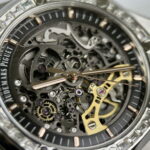 Audemars Piguet Royal Oak 15412BC Skeleton Moissanite Replica Watch 41mm - Image 4