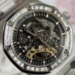 Audemars Piguet Royal Oak 15412BC Skeleton Moissanite Replica Watch 41mm - Image 3