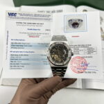 Audemars Piguet Royal Oak 15412BC Skeleton Moissanite Replica Watch 41mm