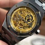 Audemars Piguet Royal Oak 15416 Skeleton Dial Replica Watches Black Ceramic THB Factory 41mm - Image 5