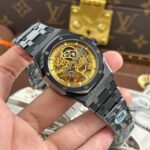 Audemars Piguet Royal Oak 15416 Skeleton Dial Replica Watches Black Ceramic THB Factory 41mm - Image 2