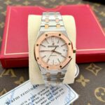 Audemars Piguet Royal Oak 15450 Copies Watches Demi Rose Gold IP Factory 37mm
