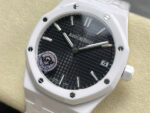 Audemars Piguet Royal Oak 15500 Dial Black Copies Watch White Ceramic APS Factory 41mm - Image 4