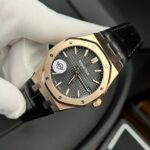 Audemars Piguet Royal Oak 15500OR Replica Watch Leather Strap 41mm