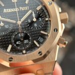 Audemars Piguet Replica Watch Royal Oak 26240 Rose Gold Dial Black APS Factory 41mm - Image 5