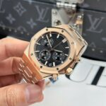 Audemars Piguet Replica Watch Royal Oak 26240 Rose Gold Dial Black APS Factory 41mm - Image 4