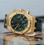 Audemars Piguet Copies Watch Royal Oak 26240OR Green Dial Custom Gold Wrapped 41mm - Image 4