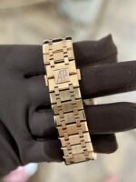 Audemars Piguet Royal Oak 26574OR Rose Gold Replica Watch Blue Dial 41mm - Image 8