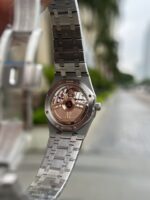 Audemars Piguet Clone Watch Royal Oak White Dial Metal Wire 34mm - Image 6