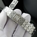 Audemars Piguet Royal Oak Replica Watch Ice Blue Dial Bezel Diamonds Moissanite 34mm - Image 9