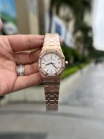 Audemars Piguet Fake Watch Royal Oak Rose Gold White Dial 34mm