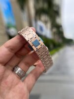 Audemars Piguet Fake Watch Royal Oak Rose Gold White Dial 34mm - Image 6