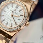 Audemars Piguet Royal Oak Custom Bezel Diamonds Moissanite Hong Kong 34mm - Image 5