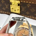 Audemars Piguet Replica Watches Royal Oak Chronograph Frosted Gold 26240 Black Dial APS Factory 41mm - Image 10