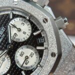 Audemars Piguet Replica Watches Royal Oak Chronograph Frosted Gold 26240 Black Dial APS Factory 41mm - Image 7