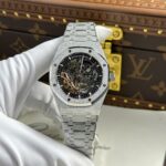 Audemars Piguet Royal Oak Frosted 15407 Replica 11 Watch Skeleton Dial THB Factory 41mm