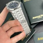 Audemars Piguet Replica Watches Royal Oak Jumbo Extra-Thin 15202ST Blue Dial 39mm - Image 5