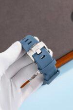 Audemars Piguet Best Copies Watch Royal Oak Offshore 15605SK Bezel Rubber Bule 43mm - Image 12