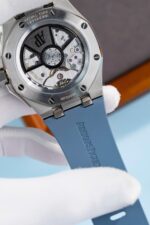 Audemars Piguet Best Copies Watch Royal Oak Offshore 15605SK Bezel Rubber Bule 43mm - Image 15