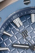 Audemars Piguet Best Copies Watch Royal Oak Offshore 15605SK Bezel Rubber Bule 43mm - Image 4