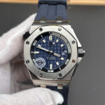 Audemars Piguet Knock Off Watches Royal Oak Offshore 15720ST Blue Rubber Strap APS Factory 42mm