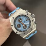 Audemars Piguet Best Replica Watch Royal Oak Offshore 26238ST Blue Rubber Strap 42mm - Image 2