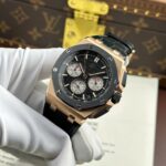 Audemars Piguet Royal Oak Offshore Chronograph 26420 Rose Gold Replica Watch Black Dial APP Factory 43mm - Image 4