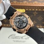 Audemars Piguet Royal Oak Offshore Chronograph 26420 Rose Gold Replica Watch Black Dial APP Factory 43mm - Image 9