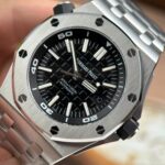 Audemars Piguet Royal Oak Offshore Diver 15710 Imitation Watches Black Dial Metal Wire APS Factory 42mm - Image 4