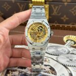 Audemars Piguet Royal Oak Openworked 15407 Knock Off Watches Dial Skeleton Yellow THB Factory 41mm