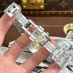 Audemars Piguet Royal Oak Openworked 15407 Knock Off Watches Dial Skeleton Yellow THB Factory 41mm - Image 16