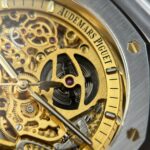 Audemars Piguet Royal Oak Openworked 15407 Knock Off Watches Dial Skeleton Yellow THB Factory 41mm - Image 8