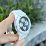 Audemars Piguet Replica Watches Royal Oak Perpetual Calendar 26579CB White Ceramic 42mm - Image 4