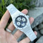 Audemars Piguet Replica Watches Royal Oak Perpetual Calendar 26579CB White Ceramic 42mm - Image 2