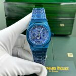 Audemars Piguet Royal Oak Perpetual Calendar 26579CS Replica Watch Blue BBR Factory 41mm