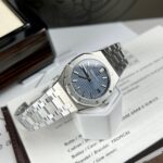 Audemars Piguet Replica Watch Royal Oak Blue Dial Metal Wire 34mm - Image 2