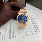 Audemars Piguet Replica Watch Royal Oak Tourbillon Rose Gold 26522OR Dial Blue 41mm