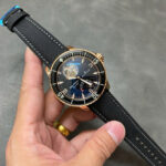 Blancpain Fifty Fathoms Tourbillon 8 Jours Replica Watch Rose Gold Black Dial YS Factory 45mm