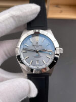 Breitling Chronomat P32398101C1S1 Replica Watches Gray Dial Rubber Strap 40mm - Image 3