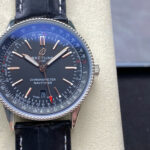 Breitling Navitimer Automatic A17326241B1P1 Replica Watches Black Leather Strap 41mm