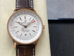 Breitling Navitimer Rose Gold White Dial Best Replica Watch BLS Factory 41mm