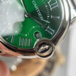 Cartier Ballon Bleu Best Replica Watch Green Dial Metal Wire AF Factory 40mm - Image 5