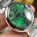 Cartier Ballon Bleu Best Replica Watch Green Dial Metal Wire AF Factory 40mm - Image 4
