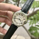 Cartier Replica Watch Ballon Bleu Leather Strap AF Factory 42mm - Image 4