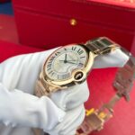 Cartier Ballon Bleu Rose Gold Replica Watches Men-s White Dial AF Factory 42mm - Image 4