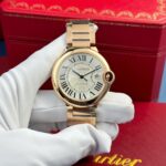 Cartier Ballon Bleu Rose Gold Replica Watches Men-s White Dial AF Factory 42mm - Image 2